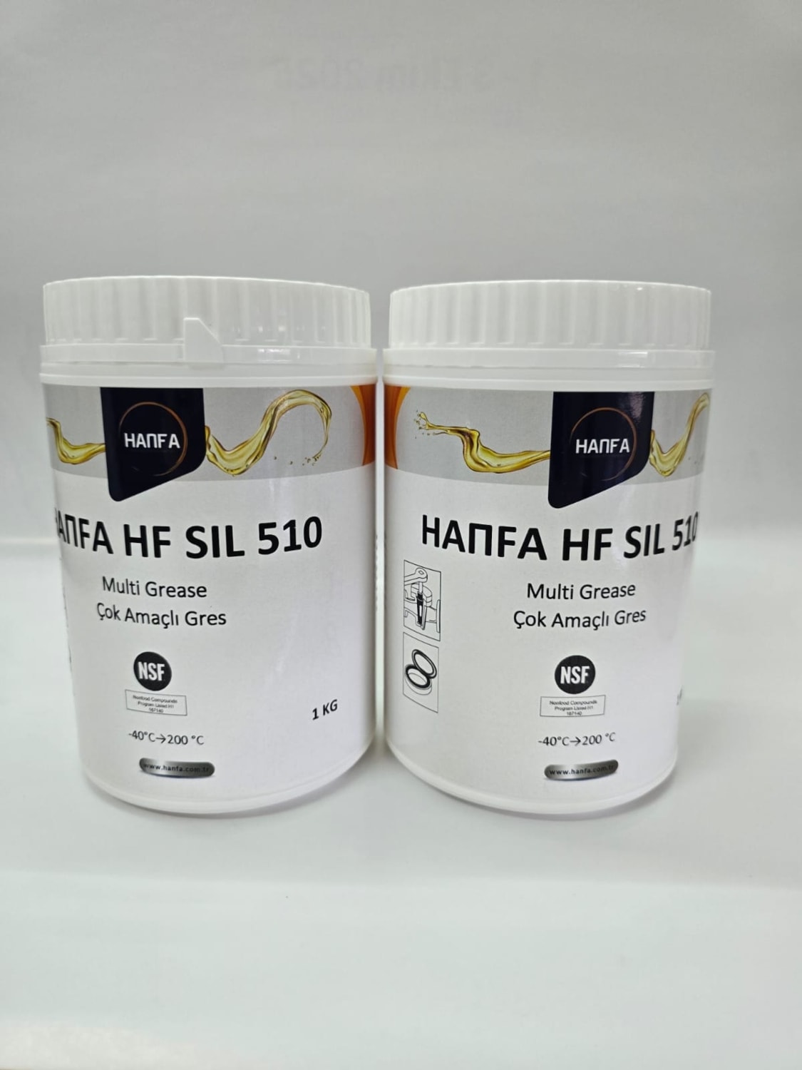 Hf-Sil 510 Gıda Onaylı Multi Silikon Gres