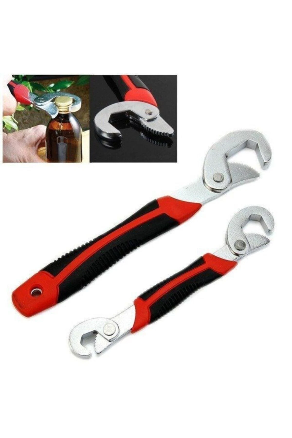 Çok Amaçlı Nano Grip Kurbağacık Akıllı Ingiliz Anahtarı Set 2li Set Kurbağacık Anahtarı