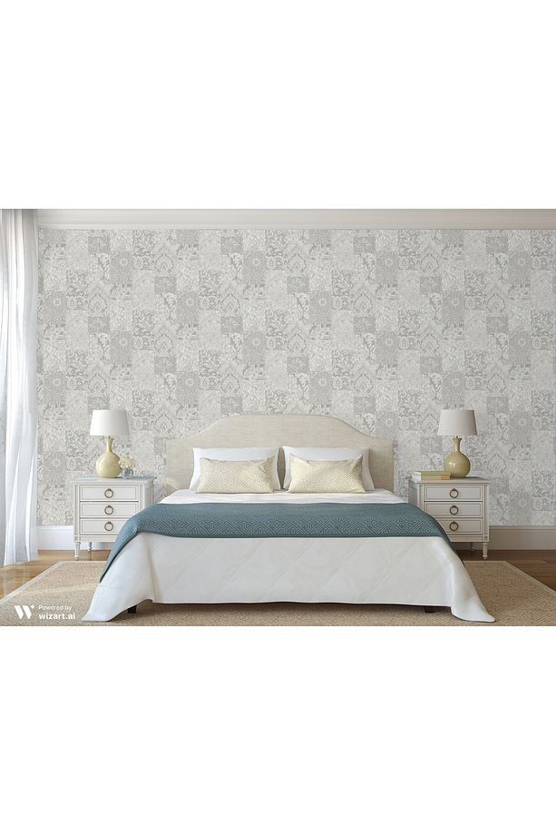 Tropicano 9911-3 Eskitme Görünümlü Ekru Duvar Kağıdı 16,50m2