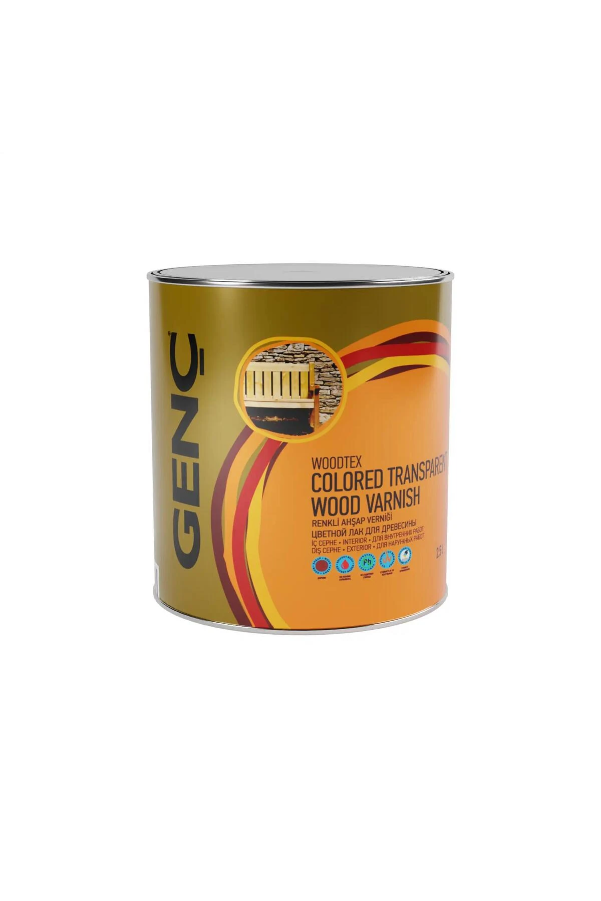 Renkli Ahşap Vernik 3647 Meşe 2.5 L