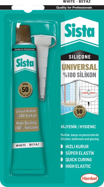 Sista Universal %100 Silikon Şeffaf 50 gr