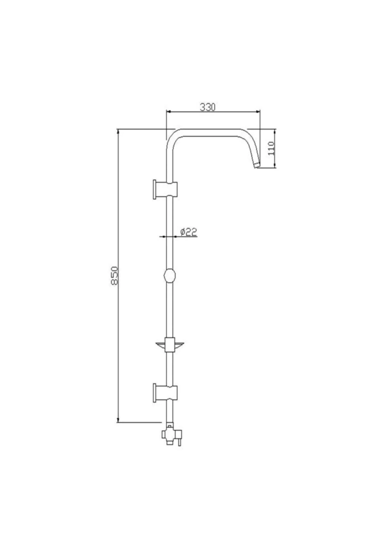 Rain Quadro Tepe Duş Seti 53240 Rain Pratik Quadro 53260