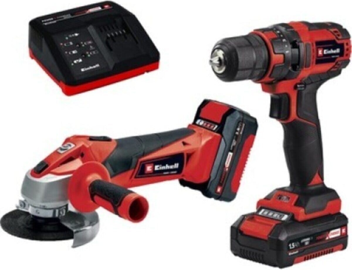 EİNHELL Tc-Tk 18'li Kit Şarjlı Matkap + Şarjlı Taşlama Birlikte