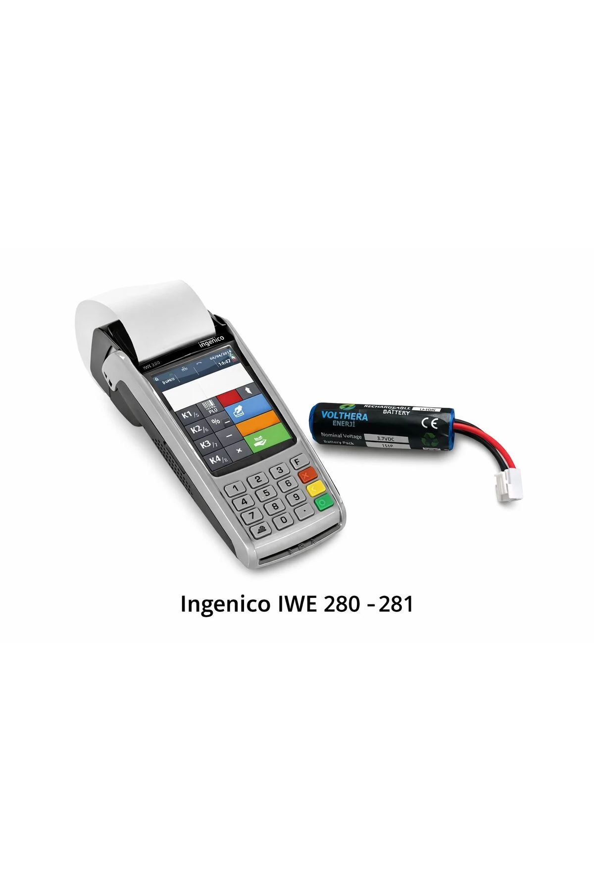 INGENICO IWE 280 -281 POS CİHAZI BATARYASI (YÜKSEK KAPASİTE)