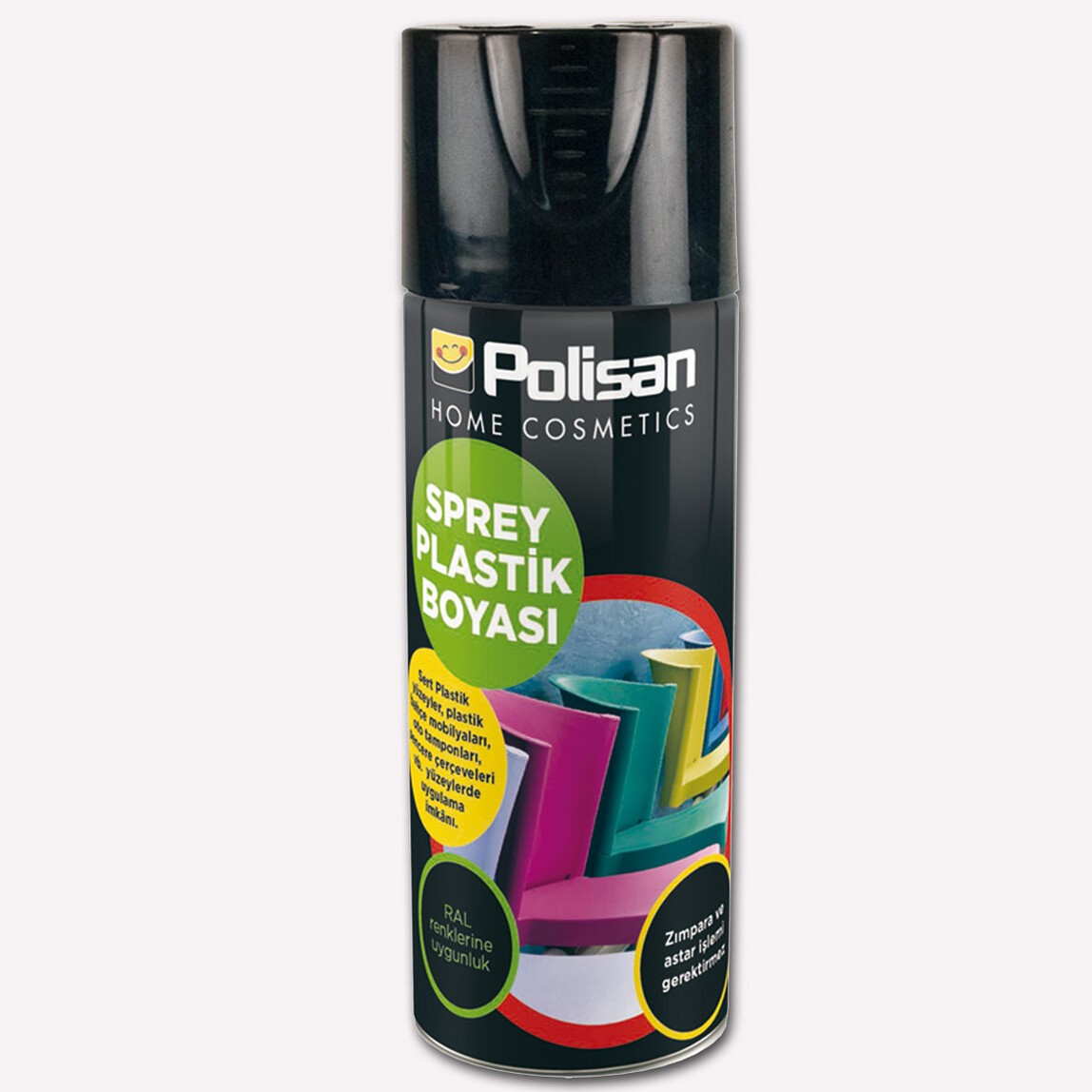 POLİSAN PLASTIK YUZEY SPREYI KAHVERENGI RAL 8016