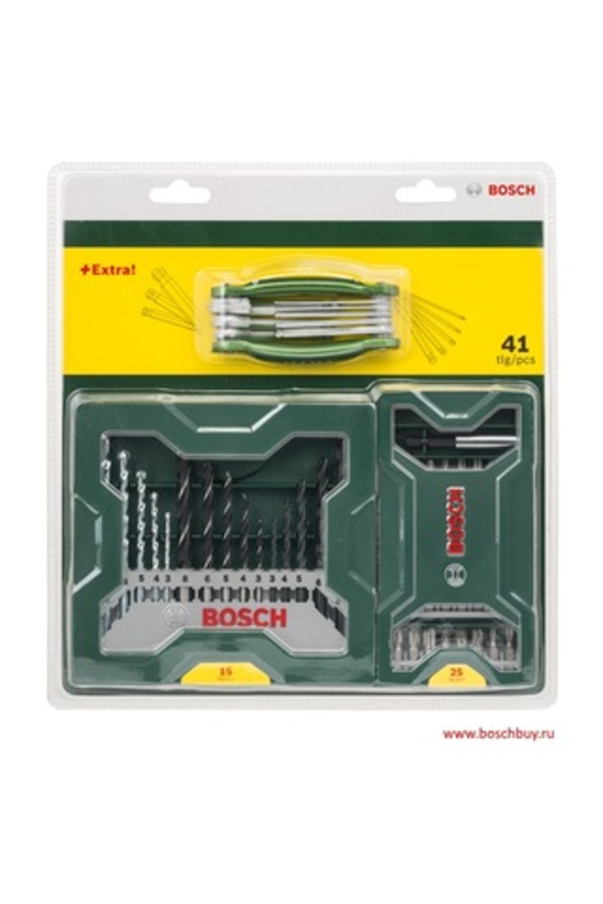 BOSCH - X-Line 15 Parça Delme & 25 Parça Vidalama Ucu Seti