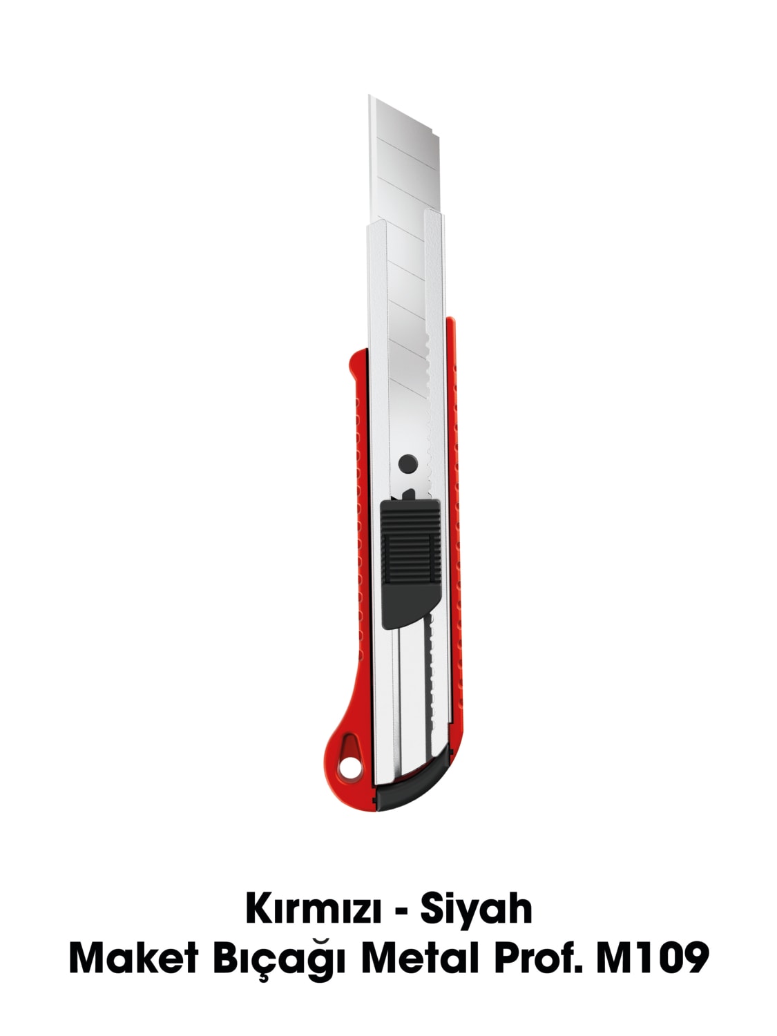 Maket Bıçağı Metal Kırmızı Profesyonel 18*100*0,50MM M109-05 ERA59011