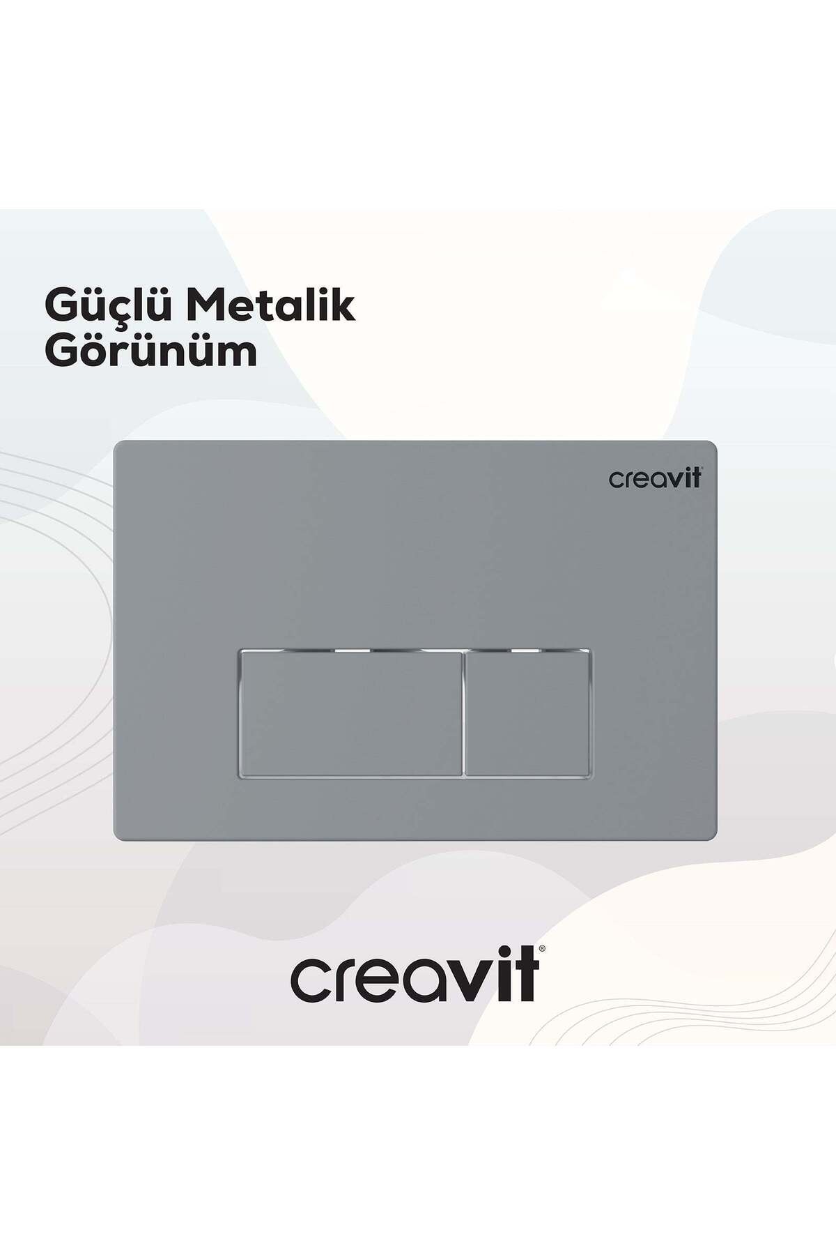 Arc Mat Gri Boyalı Kumanda Paneli