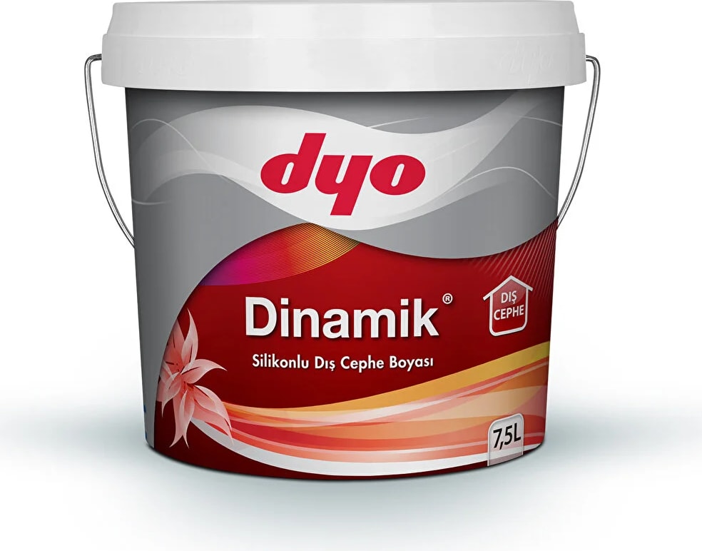7,5lt Dinamik Silikonlu Dış Cephe Boyası Beyaz