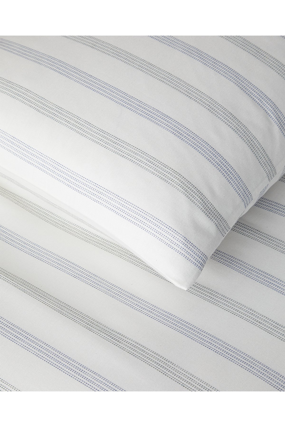 Bold Stitch İpliği Boyalı Çift Kişilik Nevresim Takımı 200x220 cm Lacivert-Yeşil