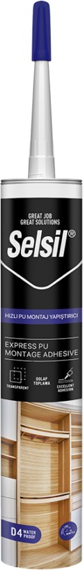 D4 Hızlı Pu Montaj Yapıştırıcı 300 ml Şeffaf - Yeni Tarih