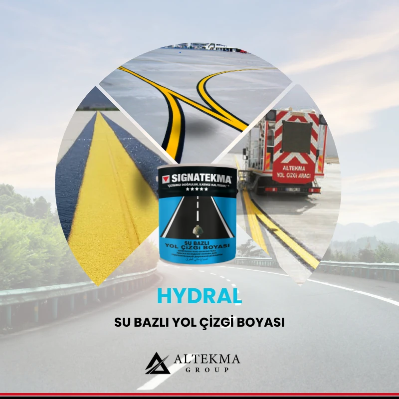 Hydral - Su Bazlı Yol Çizgi Boyası 25 KG
