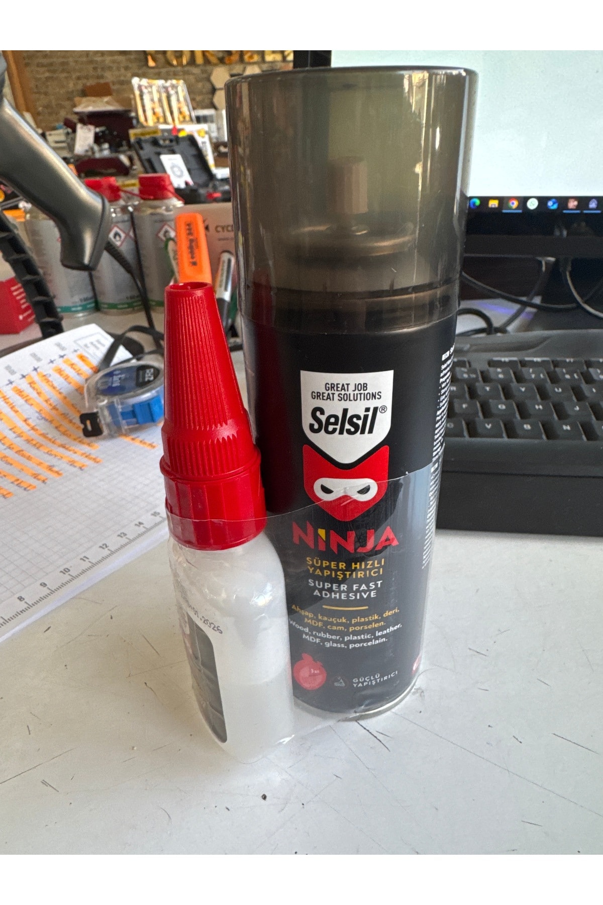 Ninja Süper Hızlı Yapıştırıcı 200ml. - 50gr.