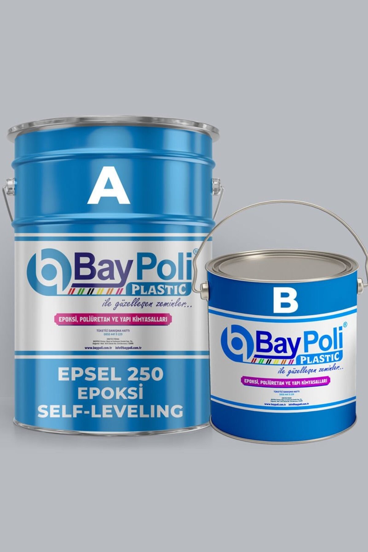 Epsel 250 Epoksi Self Leveling 25kg - Ral 6004