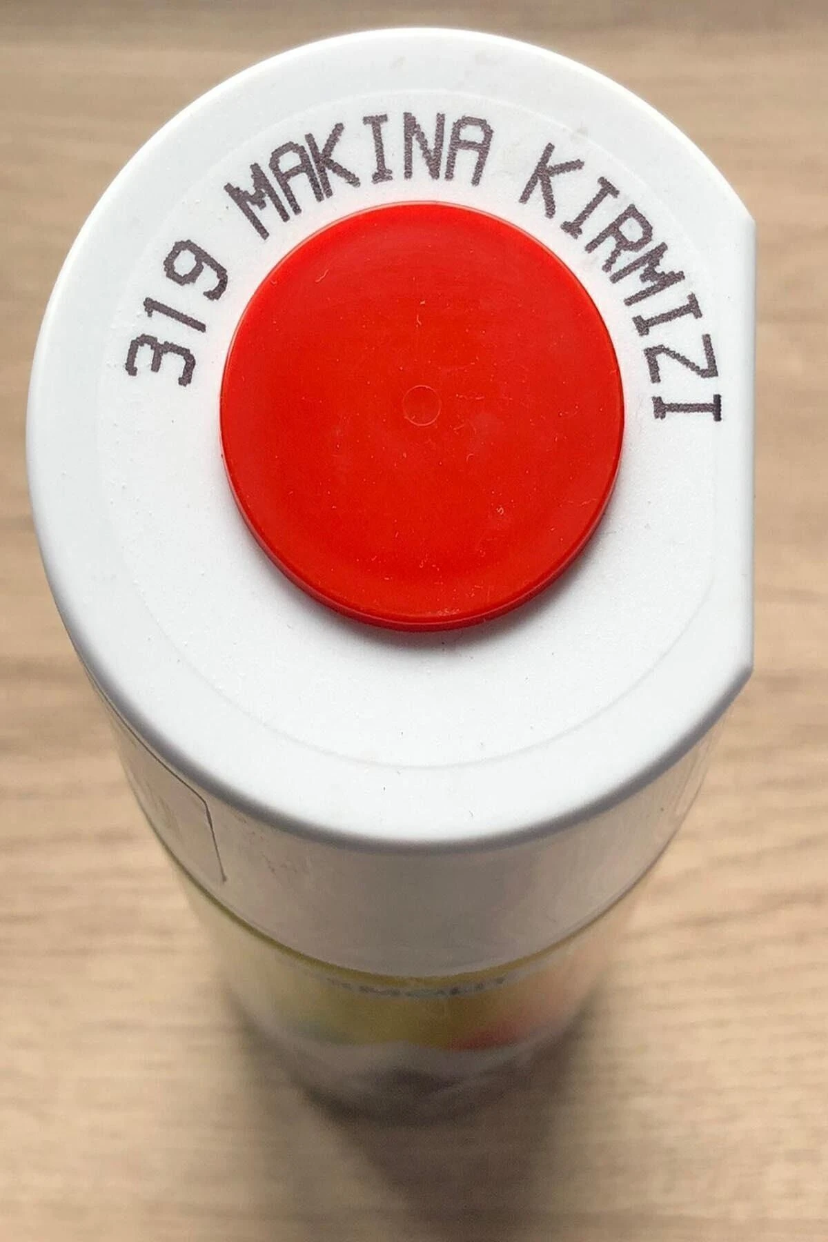Makina Kırmızı 319 Alüminyum-ahşap-plastik-demir-metal-sprey Boyama 400 ml Makine Kırmızı