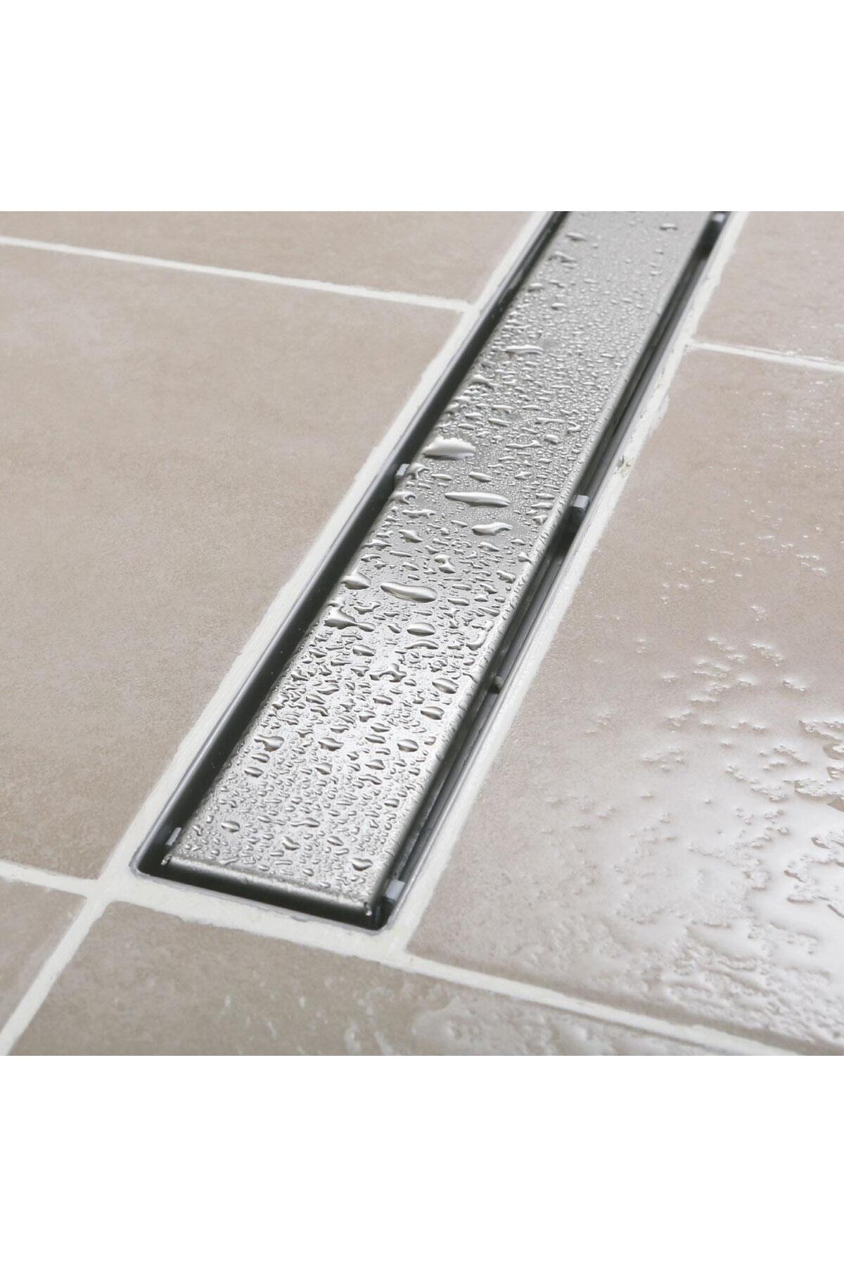 Line 4e Plain Izgaralı Krom Duş Kanalı 60 Cm | Tesisatsepeti