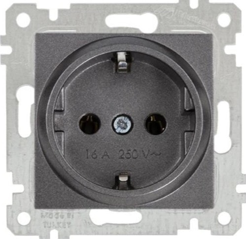 Rita Topraklı Priz Antrasit