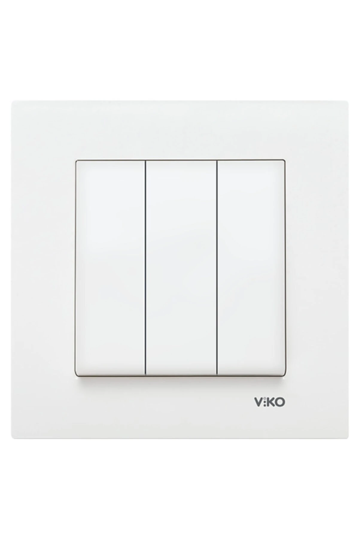 Viko Karre Beyaz 3lü Anahtar (12 ADET)