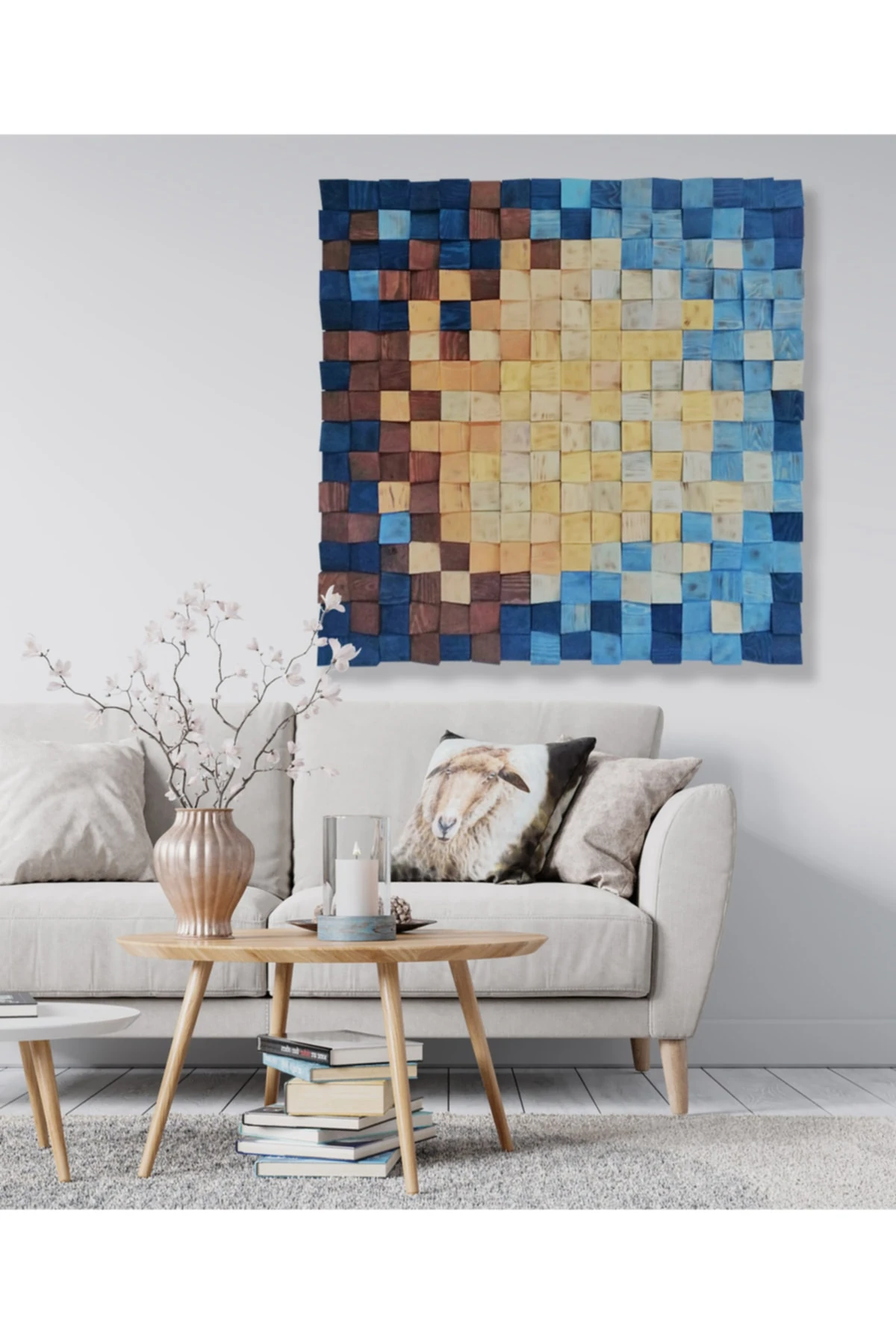 Bıg Bang- Pıxel Art-ahşap Duvar Panosu