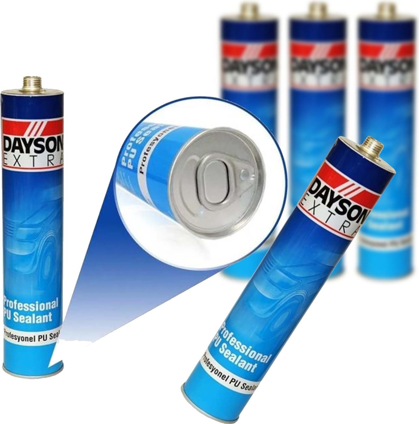 Extra Poliüretan Beyaz Mastik / Beyaz Silikon 280 Ml. dayson extra beyaz mastik