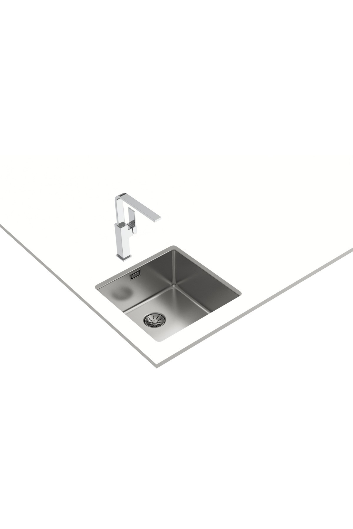 Be Lınea 40.40 Pureclean Tezgahaltı Paslanmaz Çelik Eviye