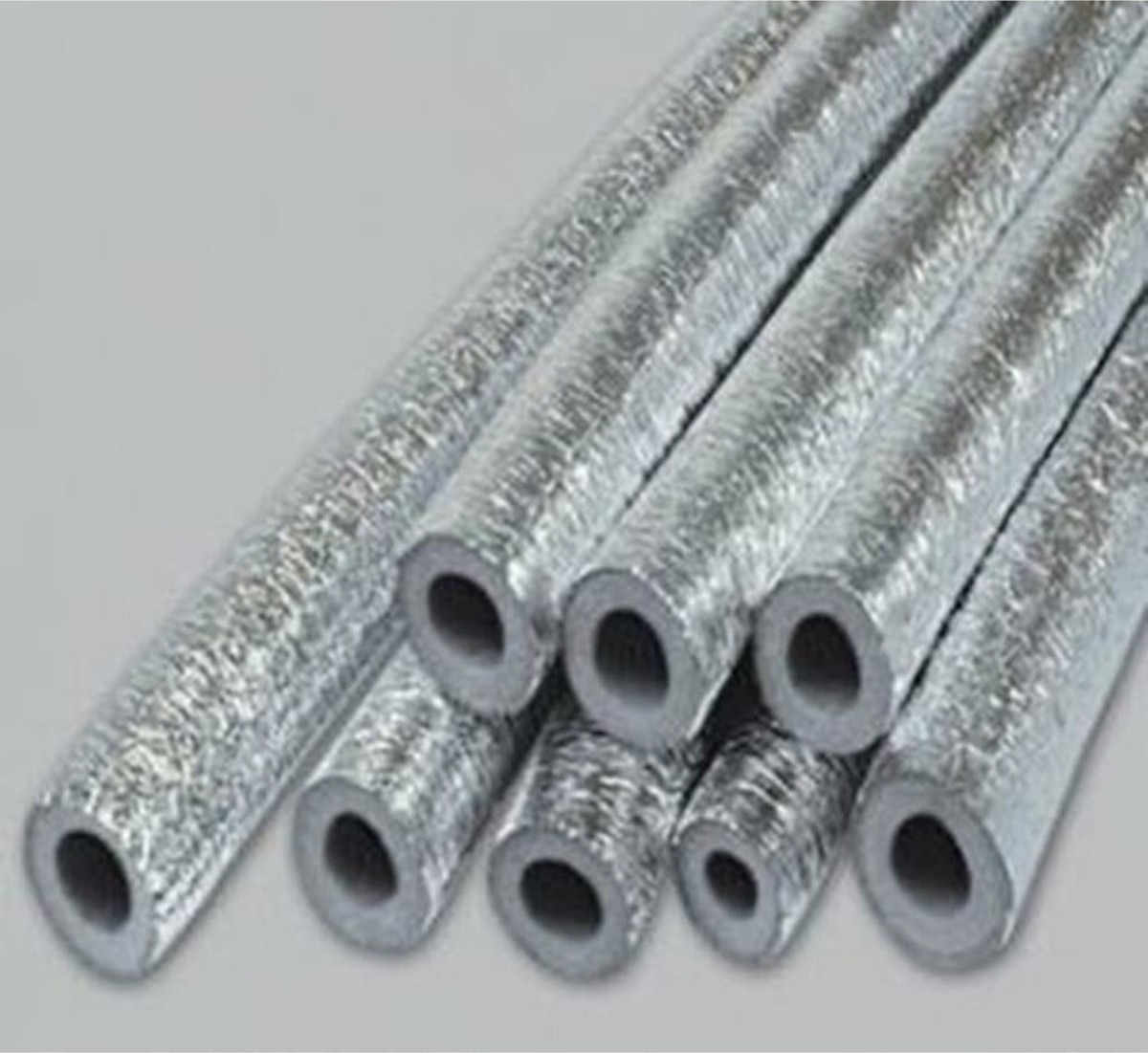 35/10 mm Polietilen Alüminyum Folyolu Izole Boru 1 Metre 10 Adet