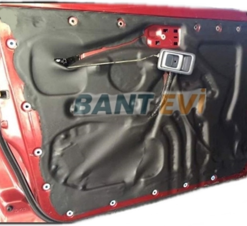 Araç Oto Ses Isı Yalıtım 6mm 10cmx5m Yapışkanlı Kauçuk Izolasyon Malzemesi