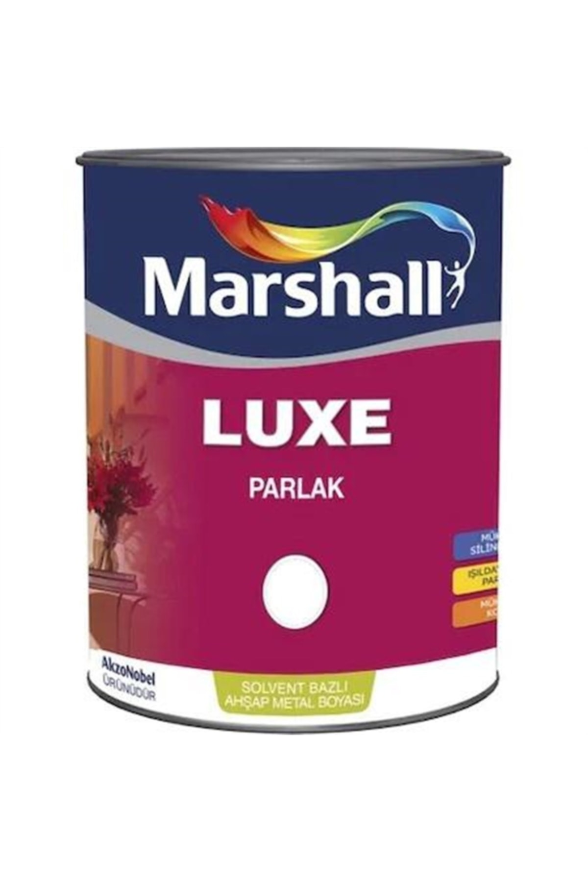 Luxe Parlak Bc Baz Metal Ve Ahşap Boyası 1 Lt