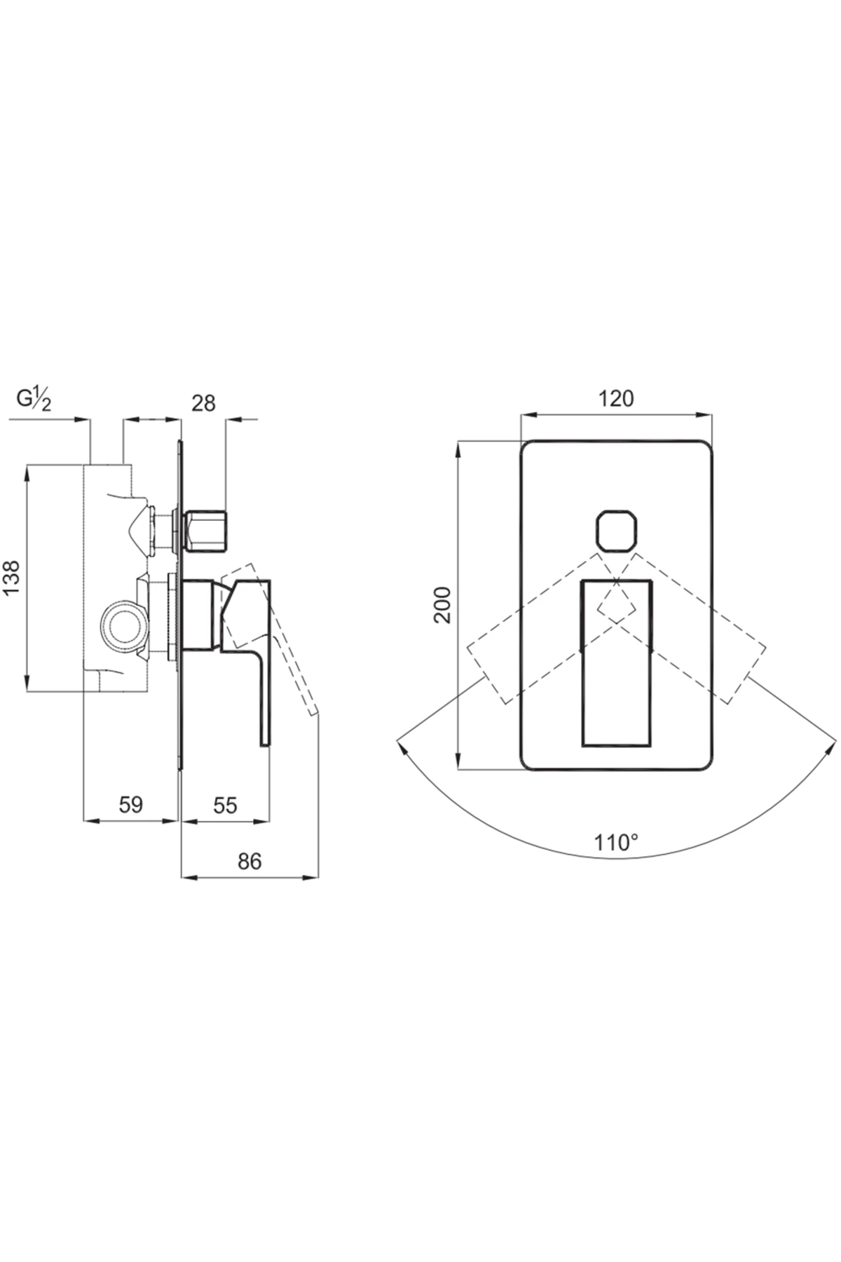 Arris Ankastre Banyo Bataryası