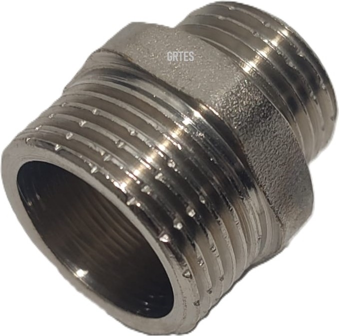 3/4" x 1/2" Sarı/krom Orantılı Nipel - Proportional Nipple