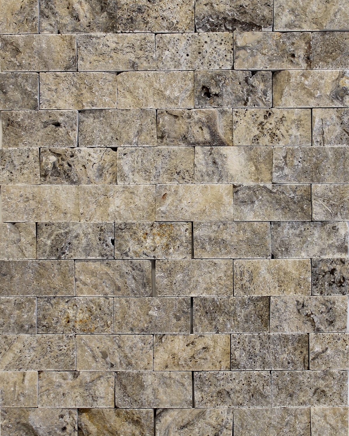 Stone Collaectıons Gri Traverten Patlatma Taş 4,8 x 10 cm