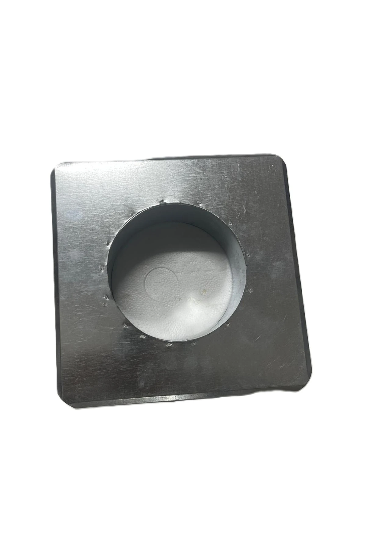 KONTEYNER SOBA BORU ÇIKIŞ ZIVANASI KARE İZOCAMSIZ 13CM (20X20)