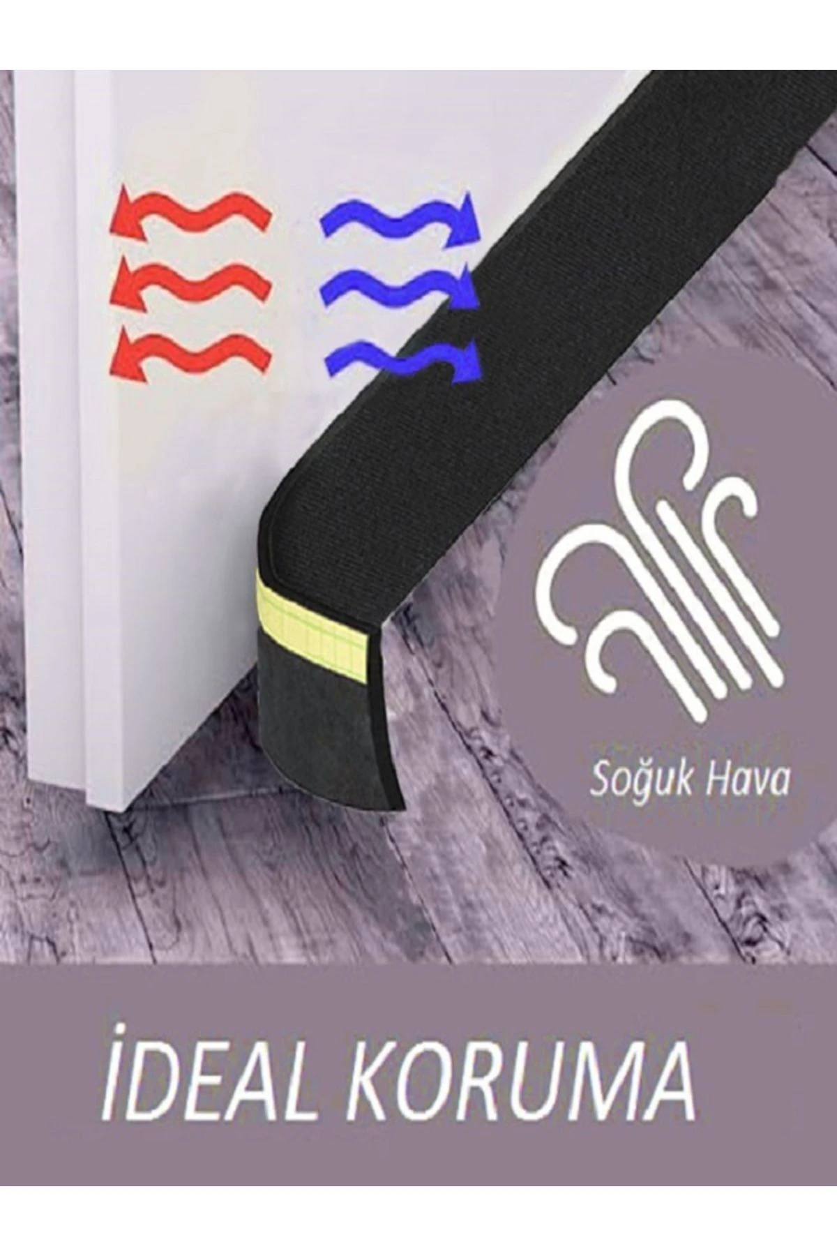 1 Adet Çelik Kapı Altı Rüzgarlık Kapı Altı Eşik Süngeri Kapı Altı Bandı Koku Böcek Su Önleyici