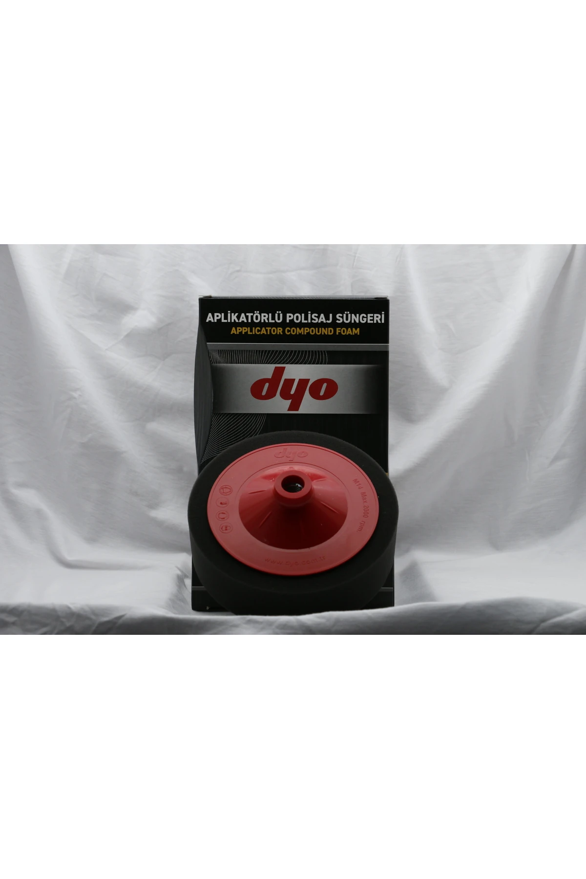 Aplikatörlü Polisaj Süngeri Siyah