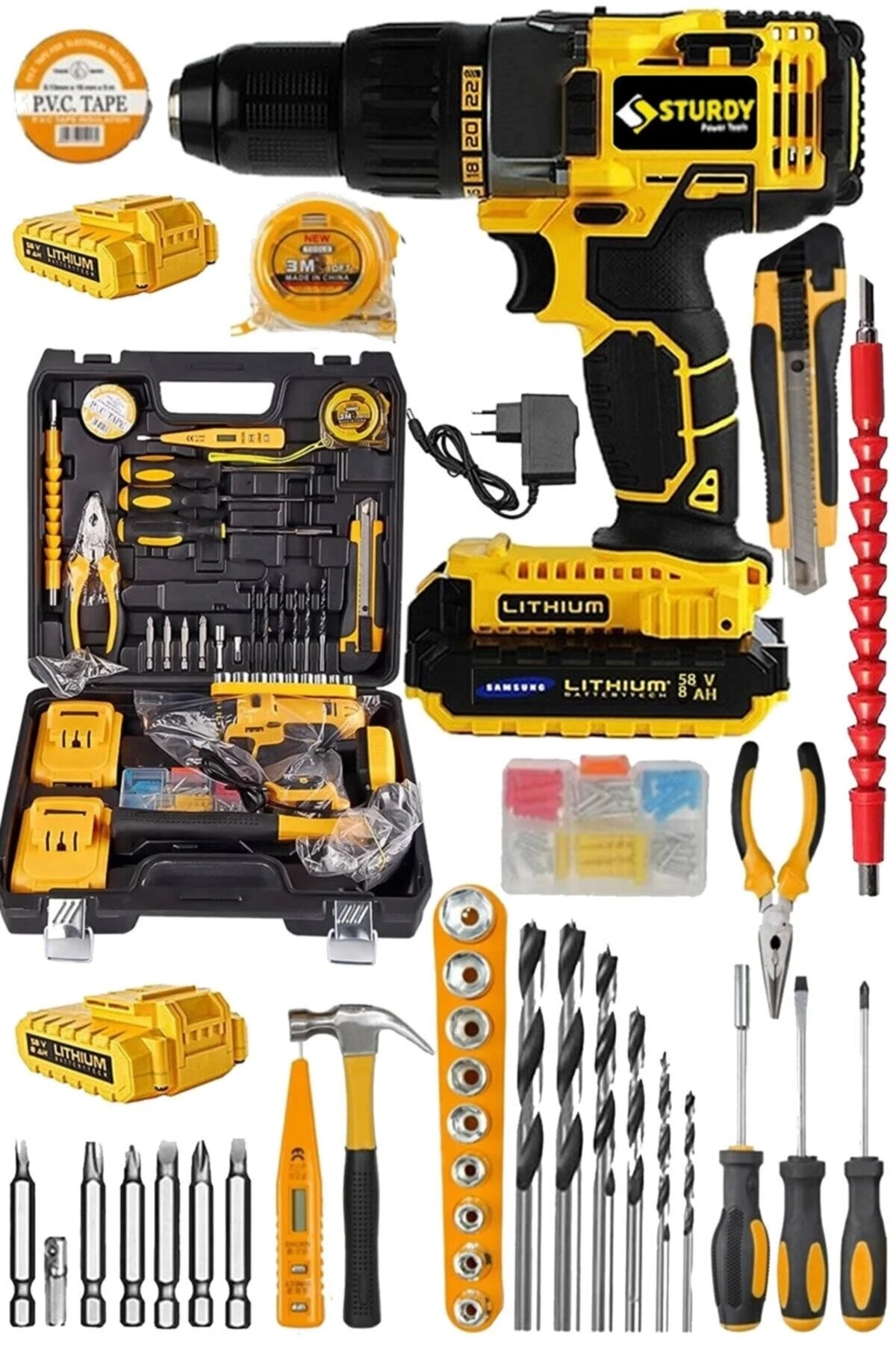 Japon Technology Seri Mt-256 1300m Darbeli Lion Çift Akülü Turbo Şarjlı ...