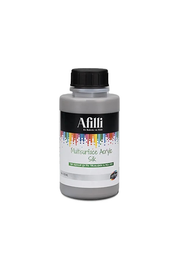 Afilli Multisurface Akrilik Ipeksi Mat 250 ml Andezit 10