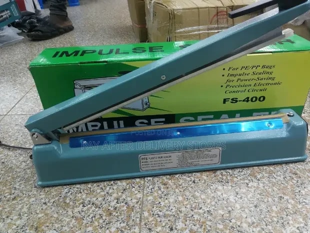 40CM Metal Gövde Poşet Ağzı Yapıştırma Kapatma Makinası FS-400 (5224)