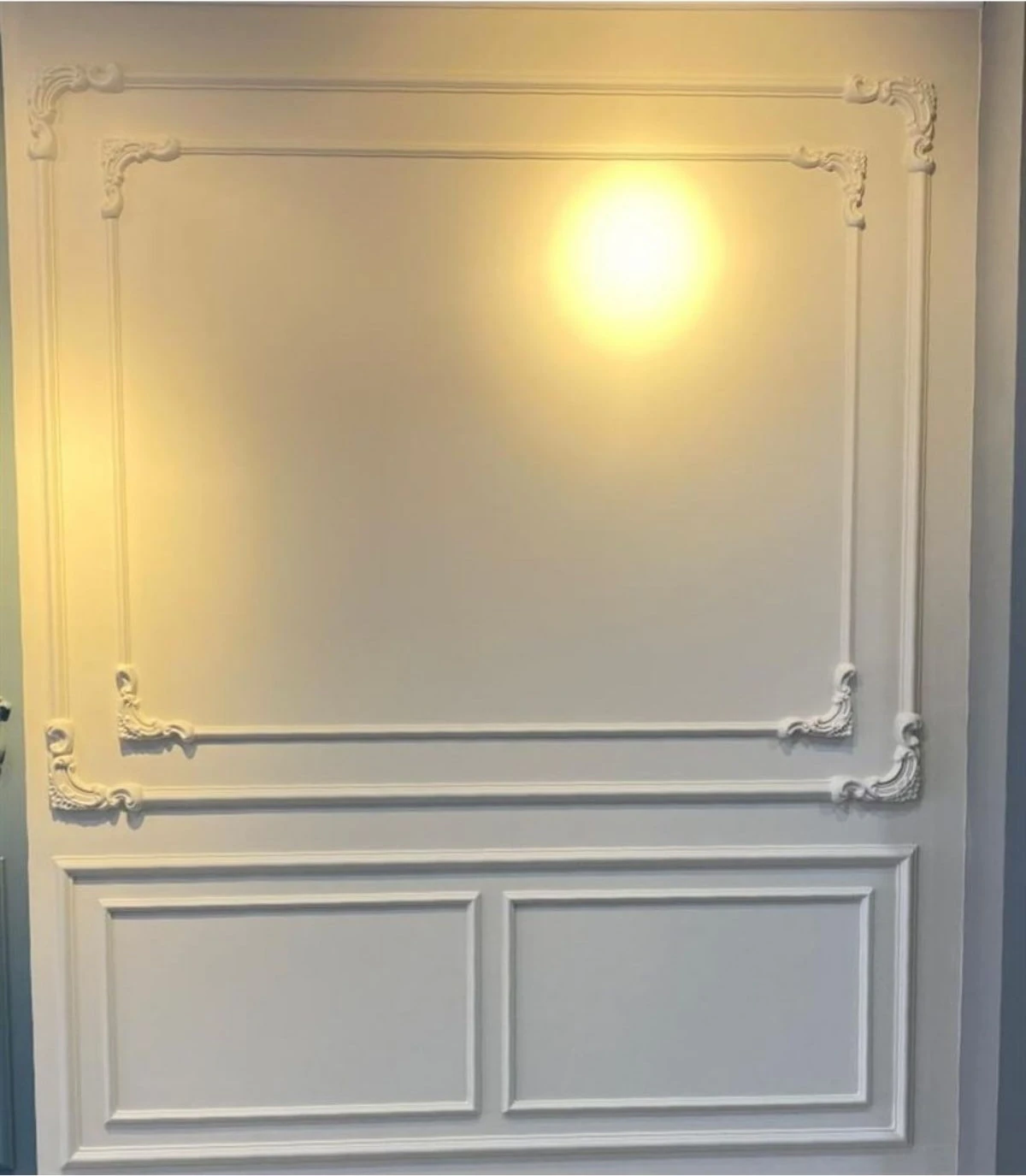 Decozzza Boyanabilir Çıta Köşe Motifi 2,5 cm Çıta Uyumlu