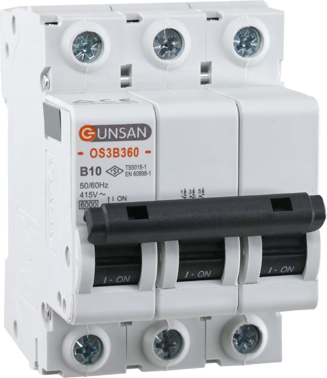 Valta Otomatik Sigorta 3 Kutup 6kA B Tip 10A