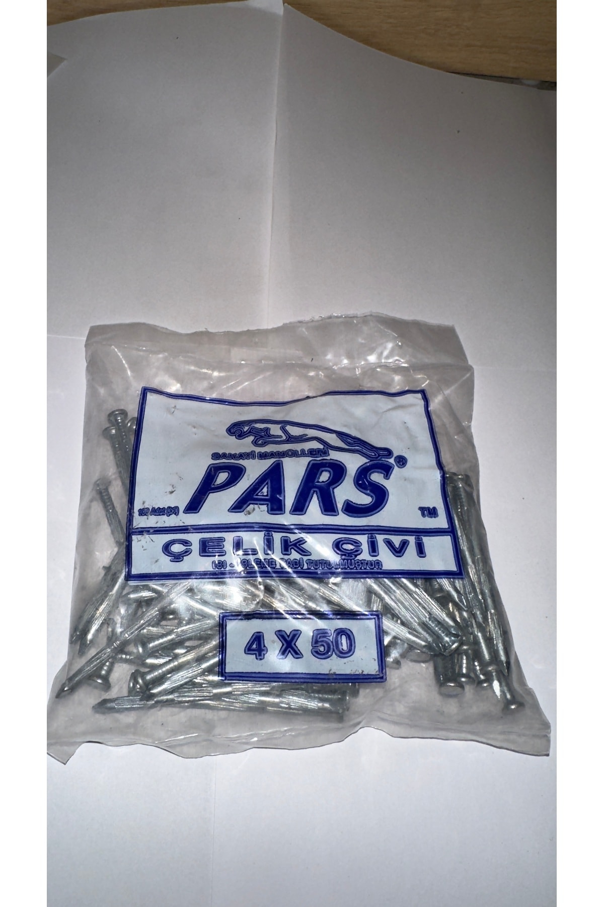 Beton Çivisi Çelik Çivi 4*50 Kanallı 5’lik (500 ADET) 5 Paket