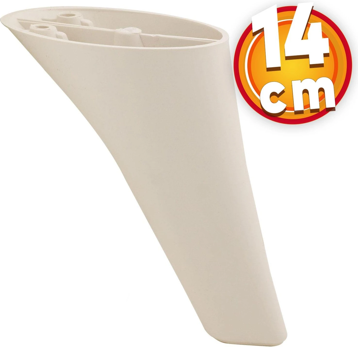 Lüks Mobilya Kanepe Sehpa Tv Ünitesi Koltuk Ayağı 14 cm Krem Baza Ayak