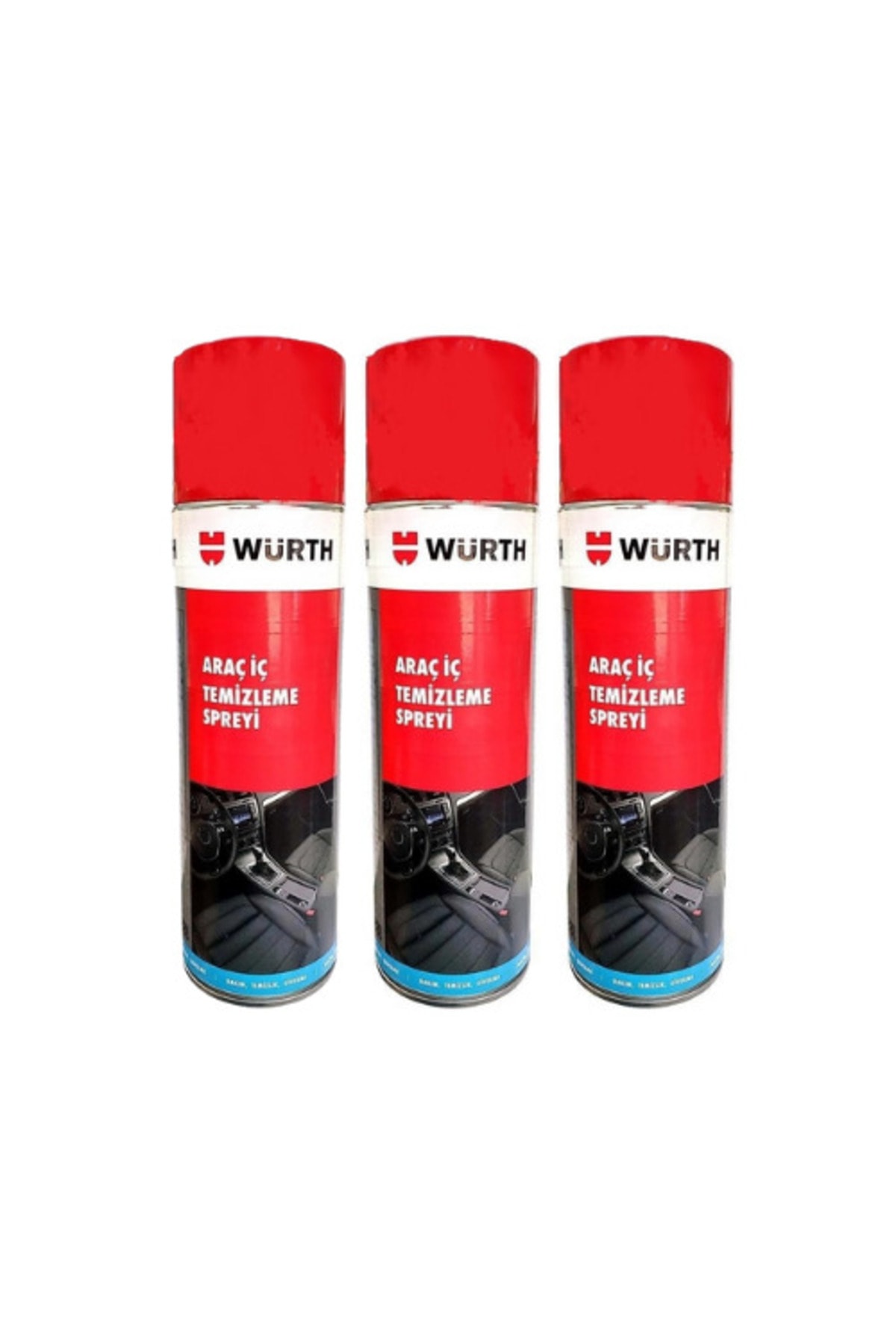 Araç İçi Temizleme Spreyi 500 ml x 3