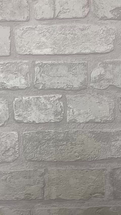 ROKA 23104-1 TAŞ DESENLİ BEYAZ DUVAR KAĞIDI 16,5 m2