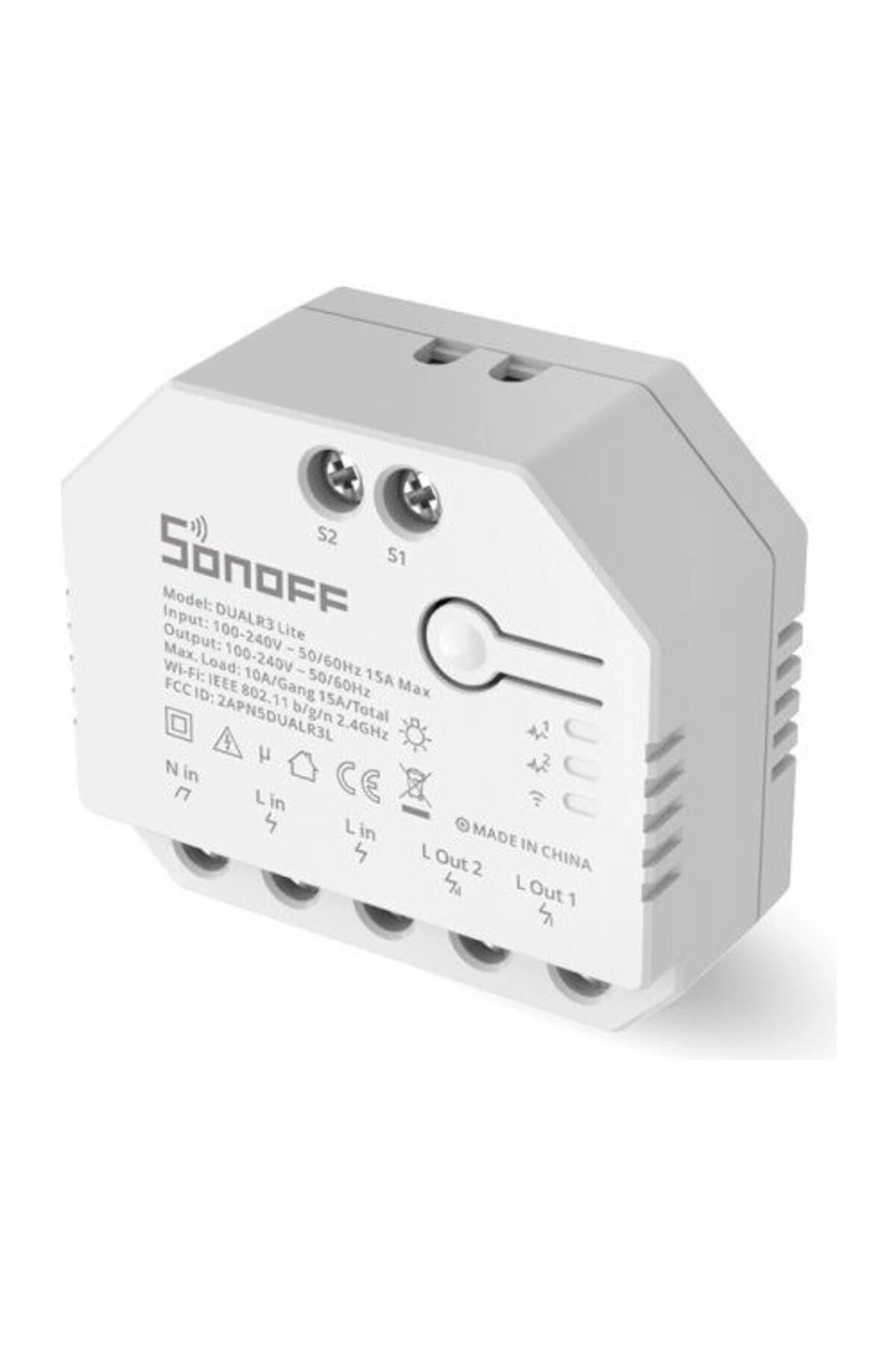 DualR3 Lite Çift Röle İki Yönlü Akıllı Anahtar 15887