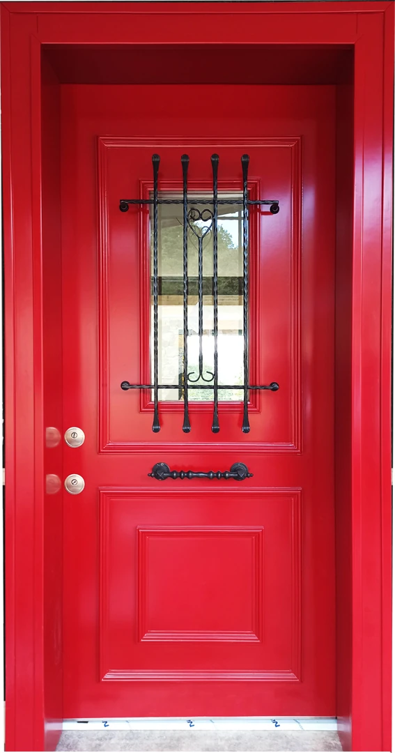 Çelik Kapı Kırmızı Çelik Kapı