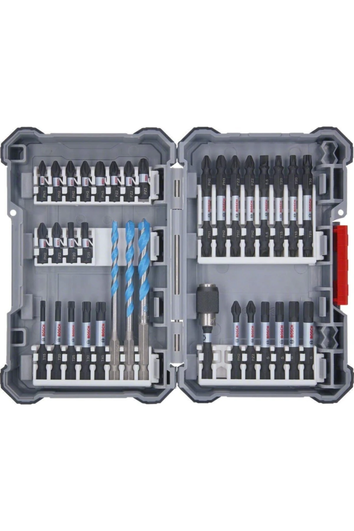 Gsb 18v-28 Professional 2.0 Ah Çift Akü Darbeli Delme Vidalama Makinesi + 35 Parça Set