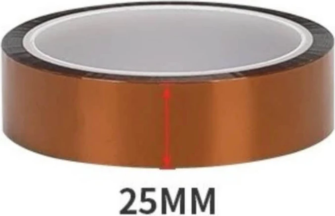 Kapton Bant. Isıya Dayanıklı Termal Bant. Isı Yalıtım Bandı 25MM
