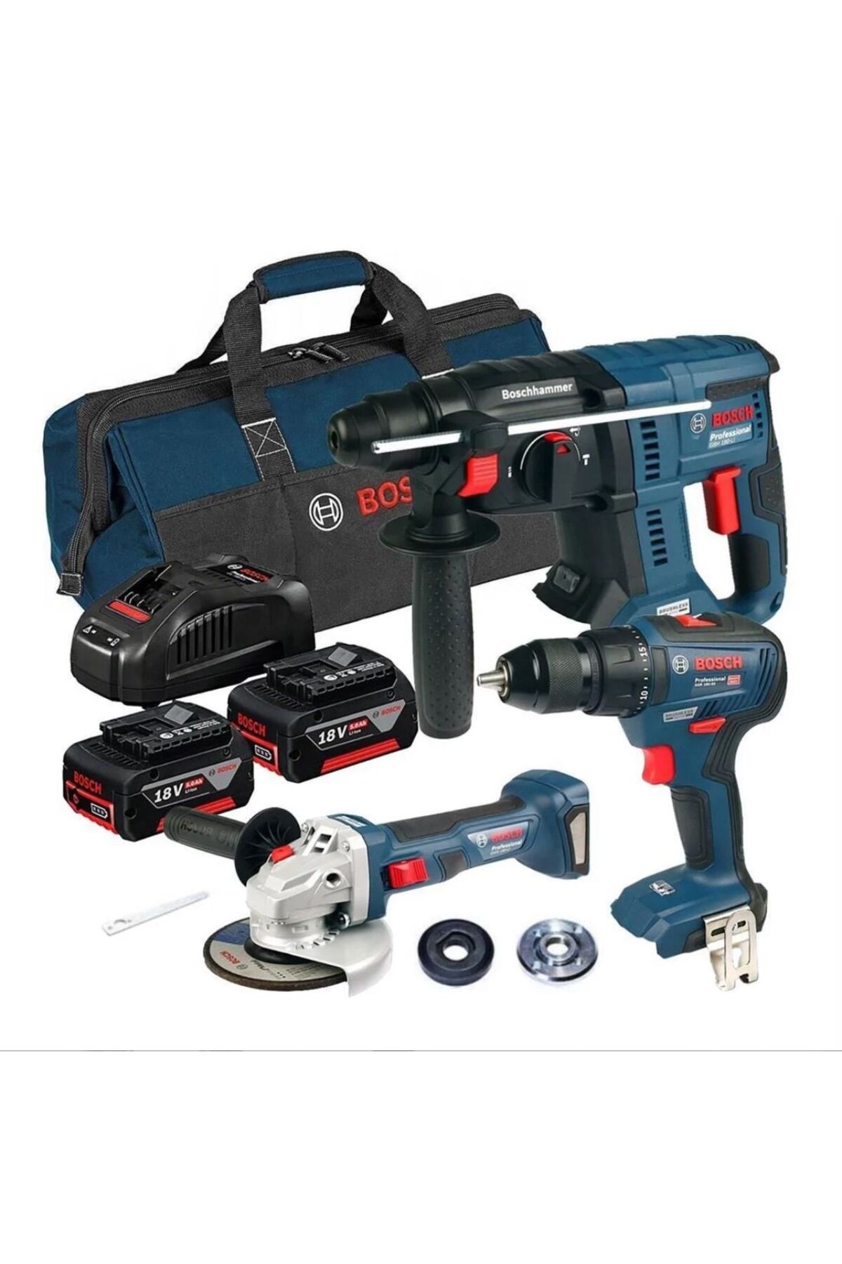 BOSCH Gbh 18v-28 C Gws 18v-10 Gsb 18v-50