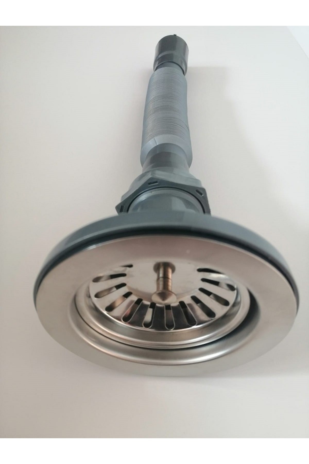 Lavabo Ve Eviye Sifonu Geniş Ağızlı Evye Ve Lavabo Gider Borusu - Ürün Çapı 11,5 Cm