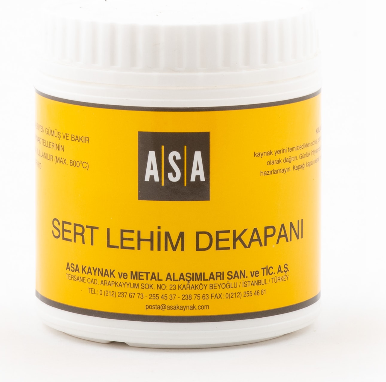 GÜMÜŞ KAYNAK DEKAPANI ASA-FLO (500 GR) + GÜMÜŞ KAYNAK TELİ %40 2 MM (5 ADET)